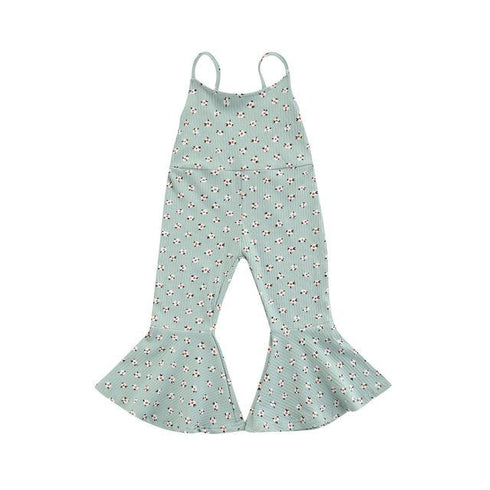 Girls Fall Straps Horn Jumpsuit